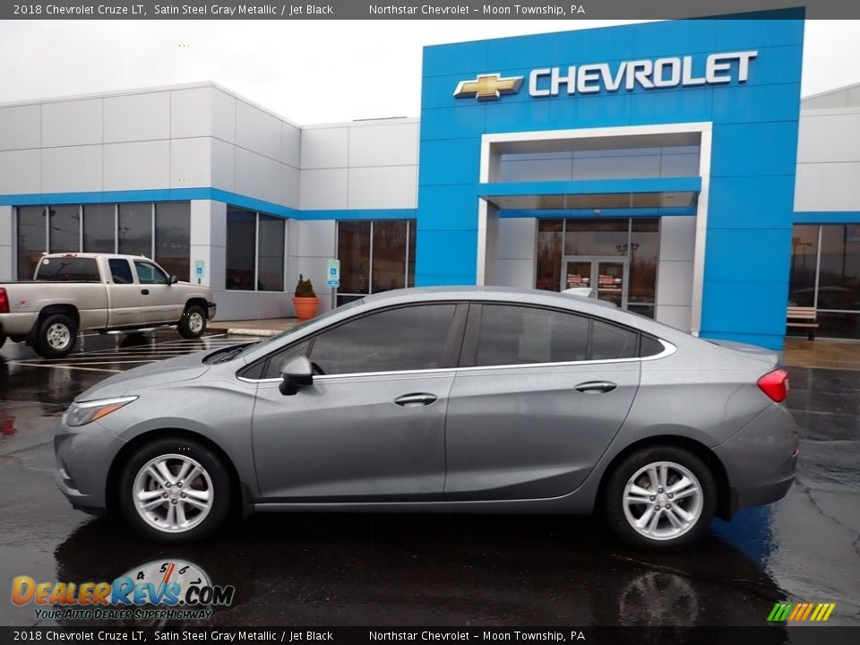 2018 Chevrolet Cruze LT Satin Steel Gray Metallic / Jet Black Photo #3