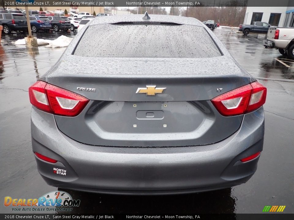 2018 Chevrolet Cruze LT Satin Steel Gray Metallic / Jet Black Photo #6