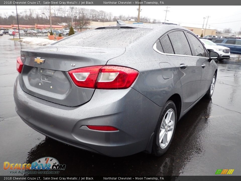 2018 Chevrolet Cruze LT Satin Steel Gray Metallic / Jet Black Photo #8