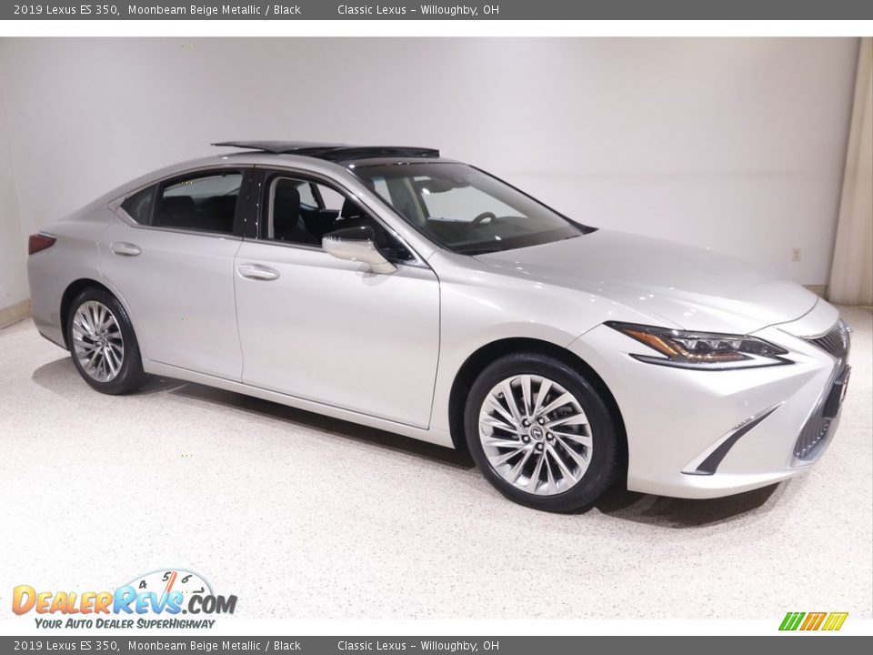 2019 Lexus ES 350 Moonbeam Beige Metallic / Black Photo #1