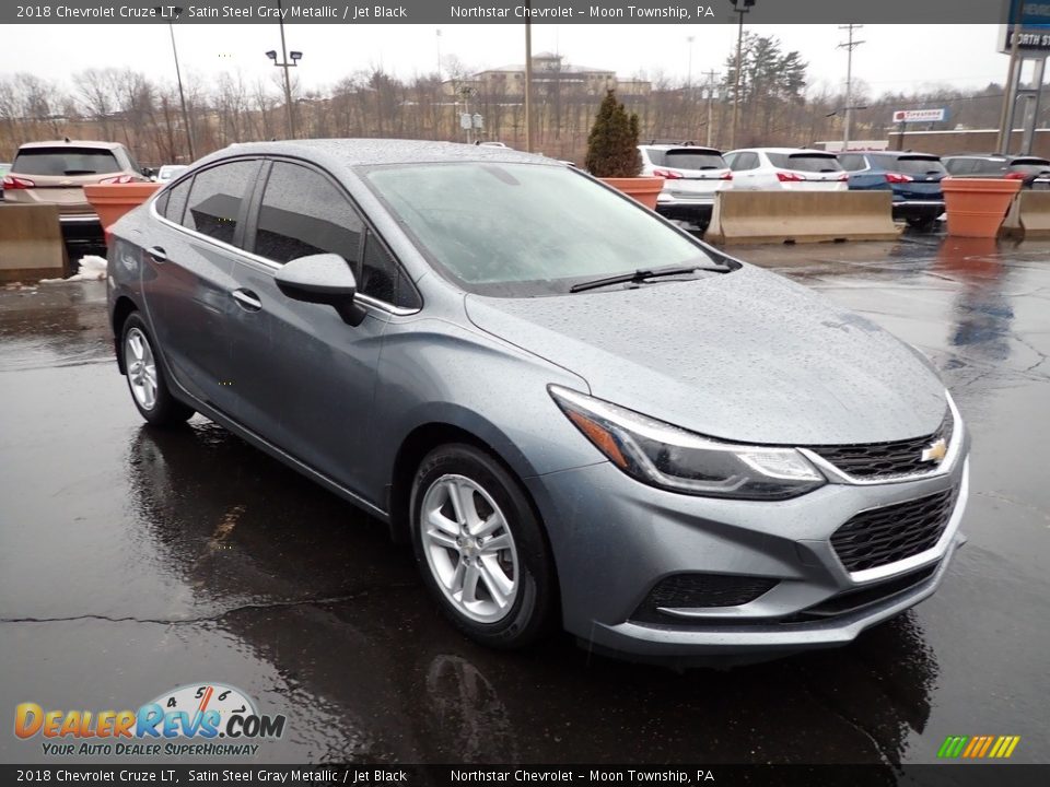 2018 Chevrolet Cruze LT Satin Steel Gray Metallic / Jet Black Photo #11