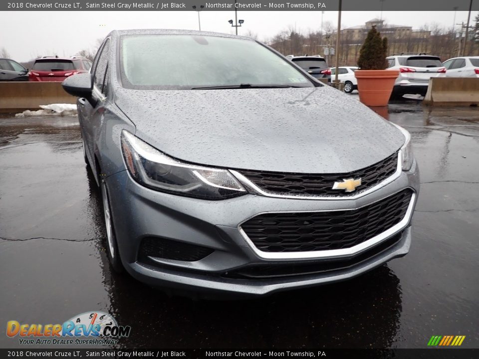 2018 Chevrolet Cruze LT Satin Steel Gray Metallic / Jet Black Photo #12