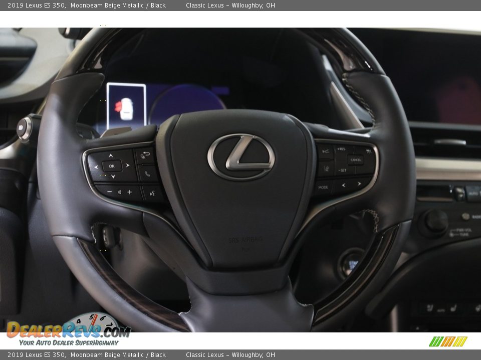 2019 Lexus ES 350 Moonbeam Beige Metallic / Black Photo #7