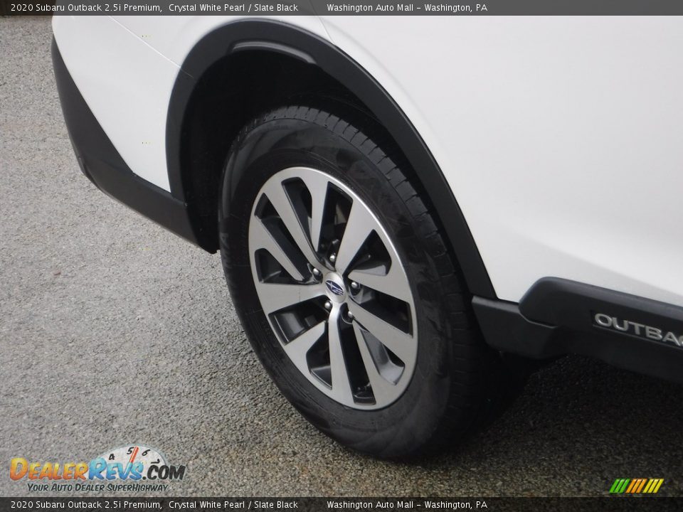 2020 Subaru Outback 2.5i Premium Crystal White Pearl / Slate Black Photo #10