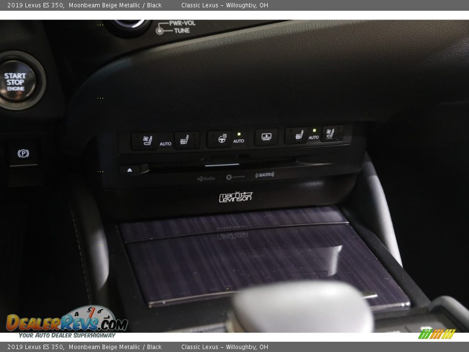 2019 Lexus ES 350 Moonbeam Beige Metallic / Black Photo #14