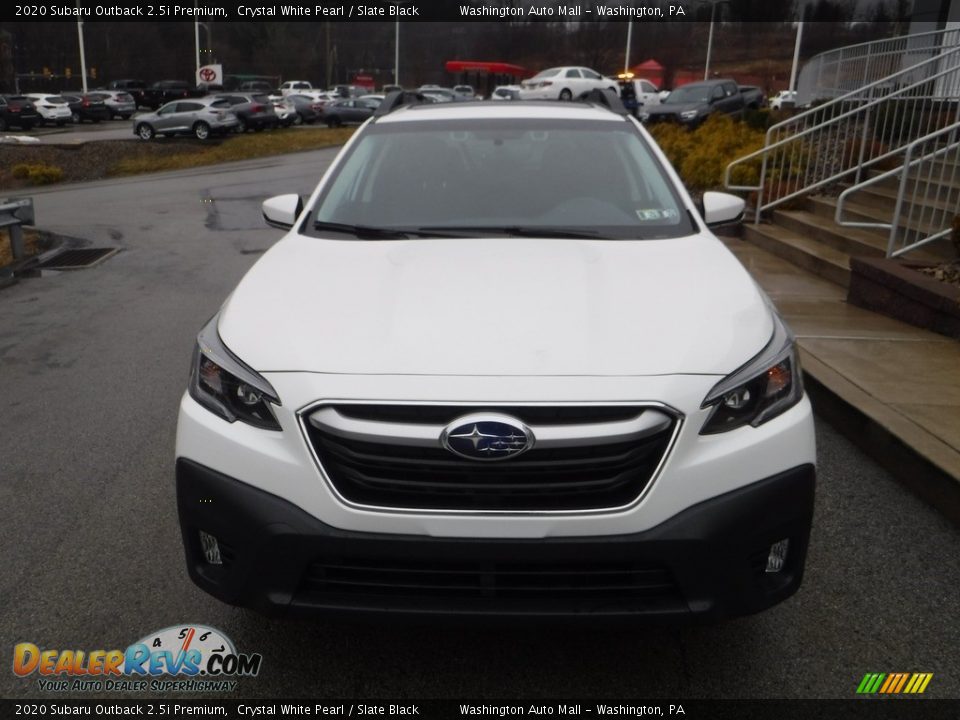 2020 Subaru Outback 2.5i Premium Crystal White Pearl / Slate Black Photo #11