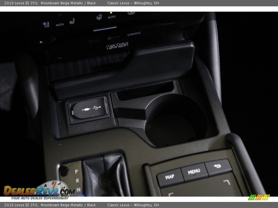 2019 Lexus ES 350 Moonbeam Beige Metallic / Black Photo #16