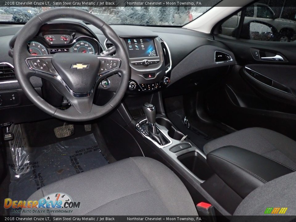 2018 Chevrolet Cruze LT Satin Steel Gray Metallic / Jet Black Photo #22