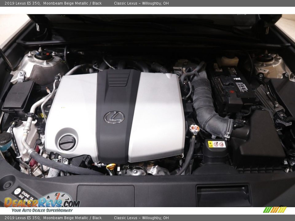 2019 Lexus ES 350 Moonbeam Beige Metallic / Black Photo #21