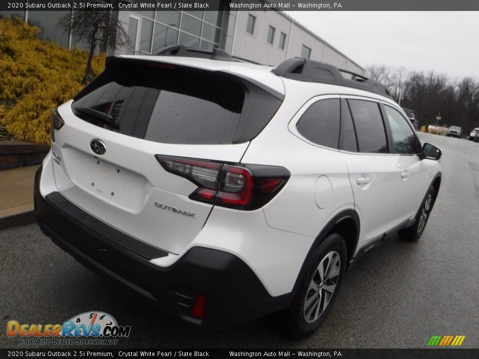 2020 Subaru Outback 2.5i Premium Crystal White Pearl / Slate Black Photo #17