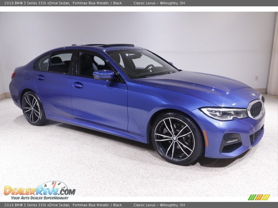 2019 BMW 3 Series 330i xDrive Sedan Portimao Blue Metallic / Black Photo #1