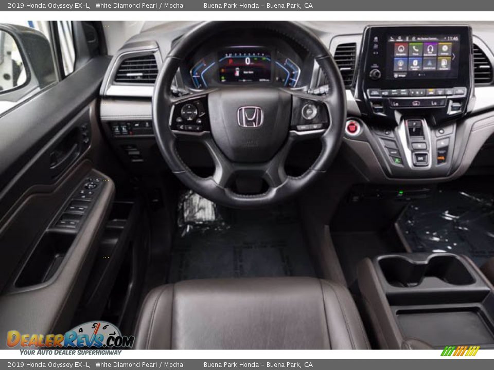 2019 Honda Odyssey EX-L White Diamond Pearl / Mocha Photo #5