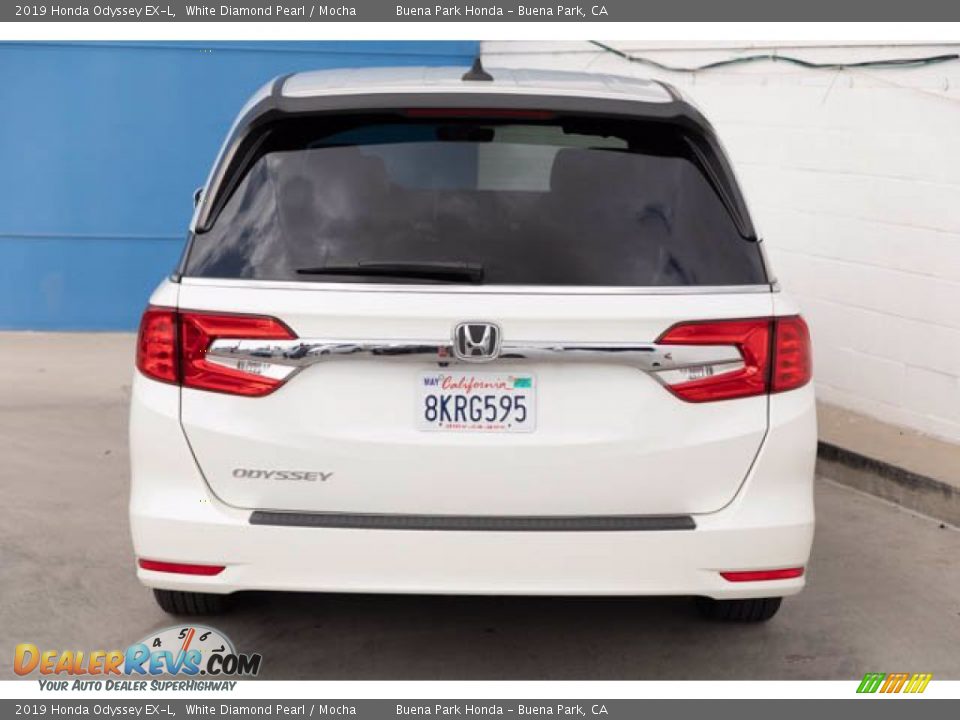 2019 Honda Odyssey EX-L White Diamond Pearl / Mocha Photo #9