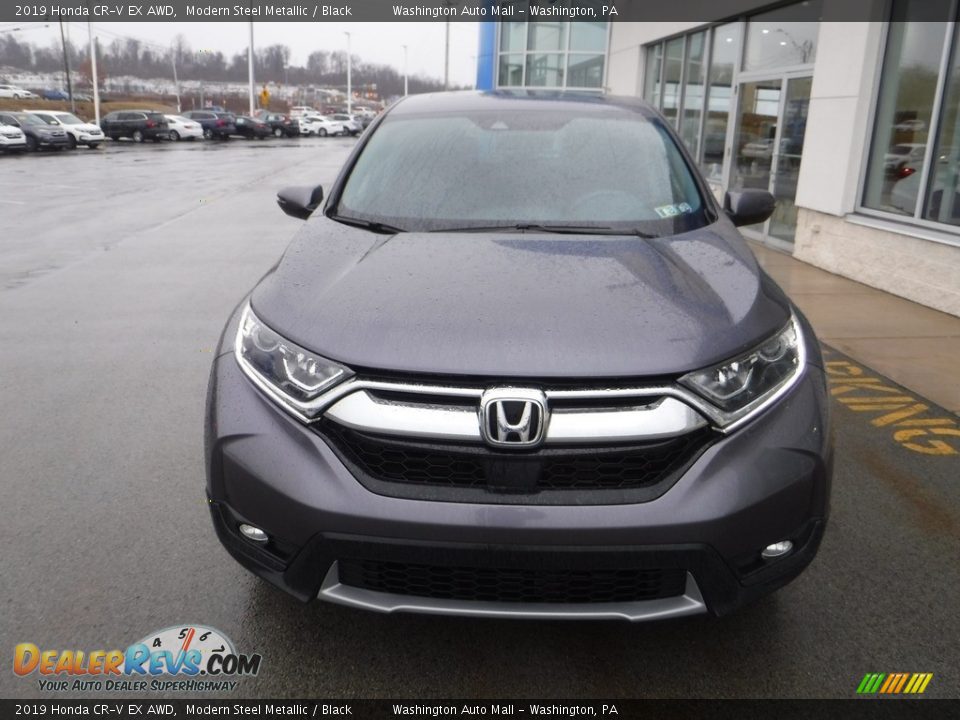 2019 Honda CR-V EX AWD Modern Steel Metallic / Black Photo #4