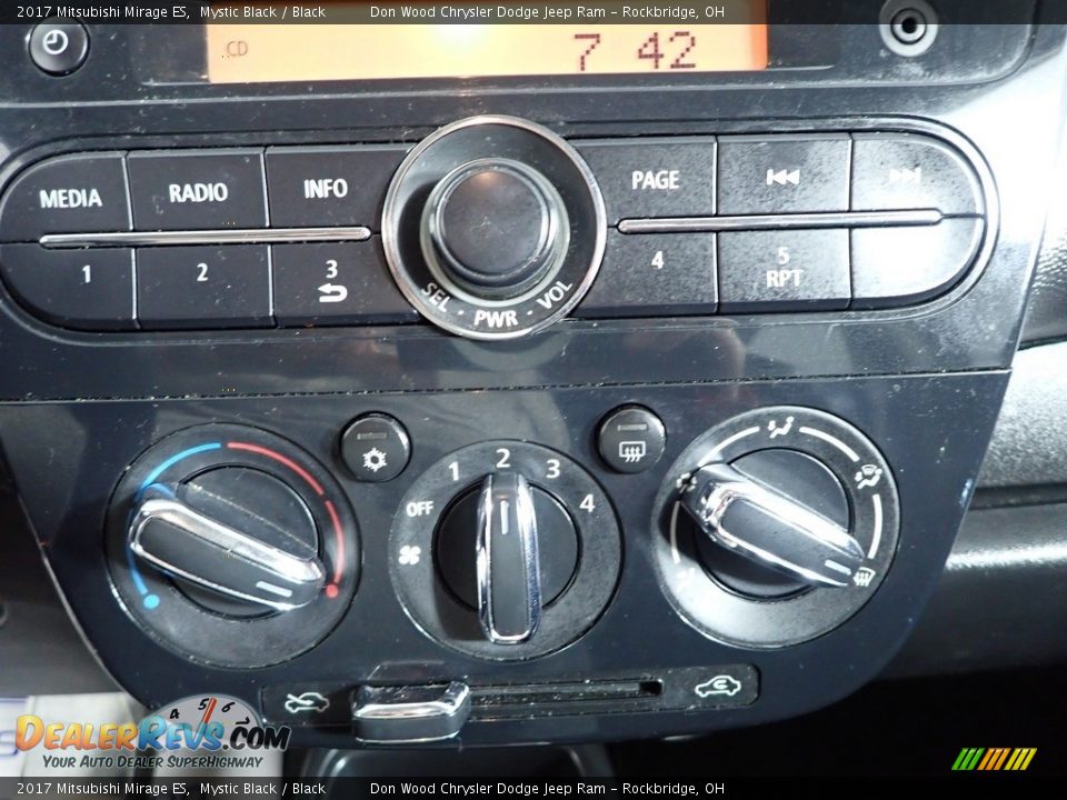 Controls of 2017 Mitsubishi Mirage ES Photo #19