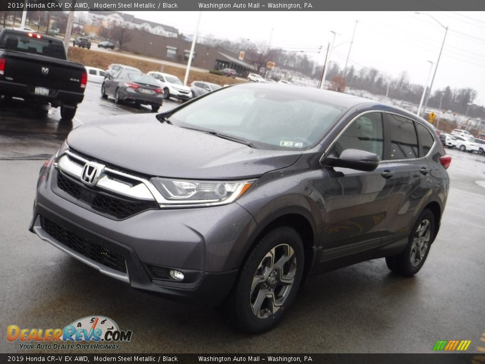 2019 Honda CR-V EX AWD Modern Steel Metallic / Black Photo #5