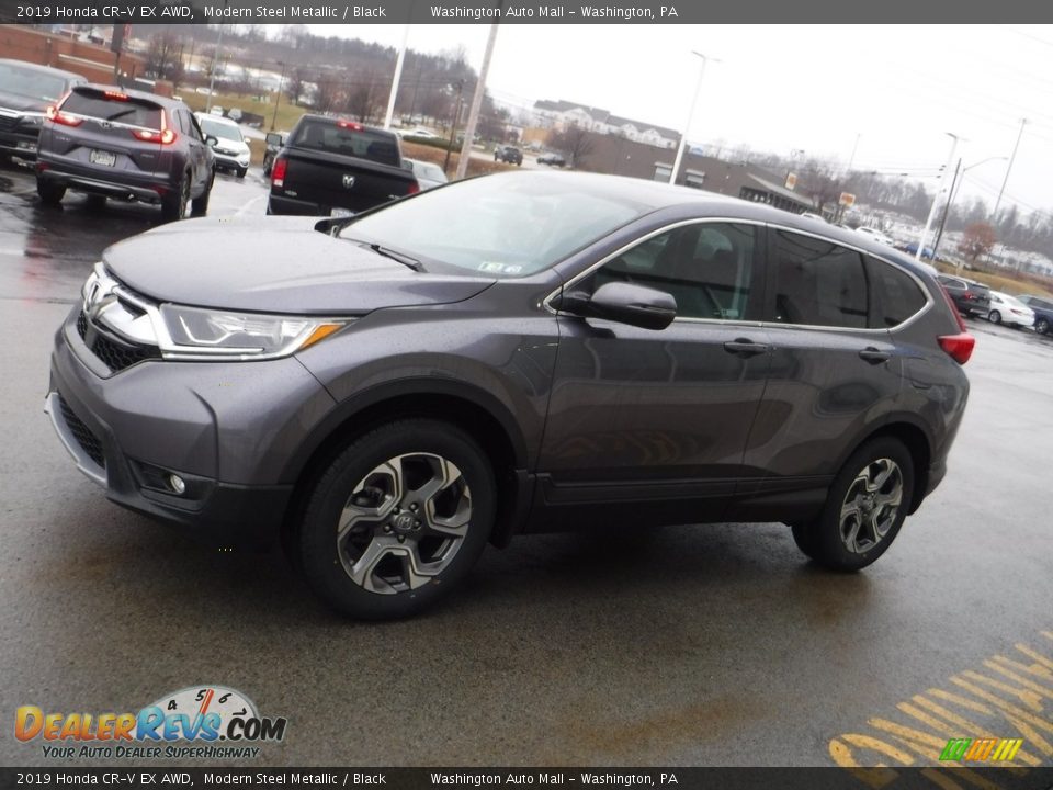 2019 Honda CR-V EX AWD Modern Steel Metallic / Black Photo #6