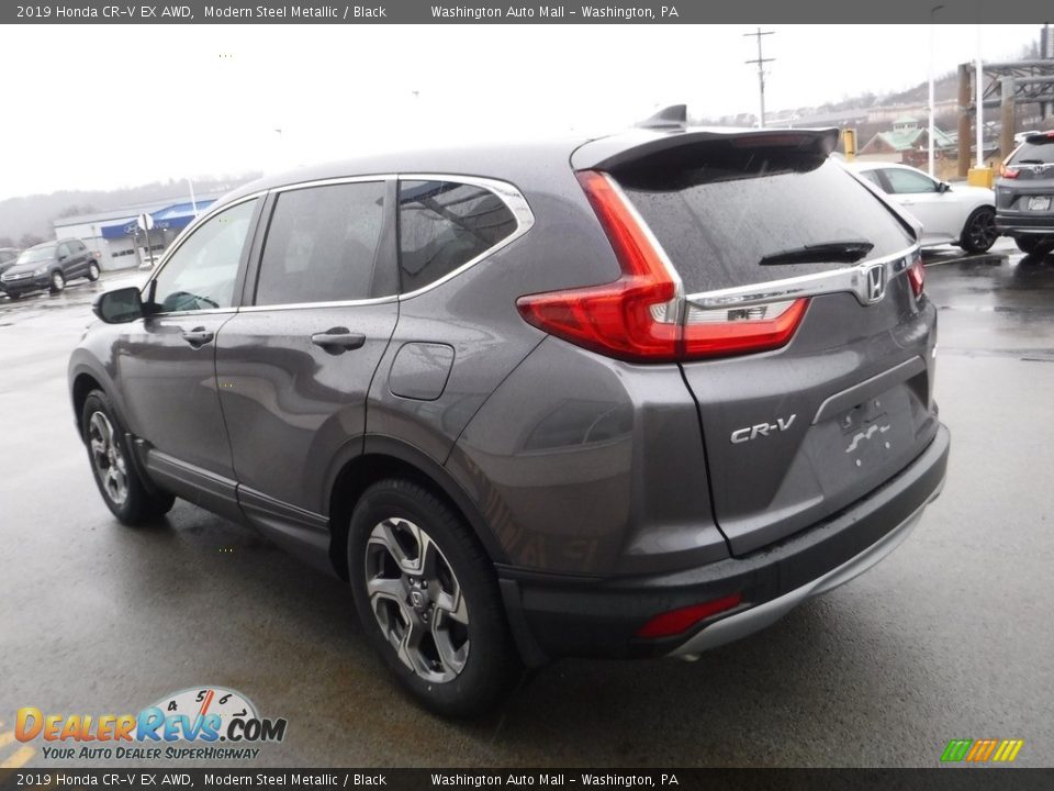 2019 Honda CR-V EX AWD Modern Steel Metallic / Black Photo #8