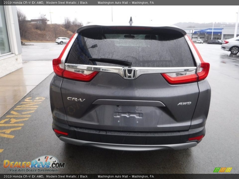 2019 Honda CR-V EX AWD Modern Steel Metallic / Black Photo #9