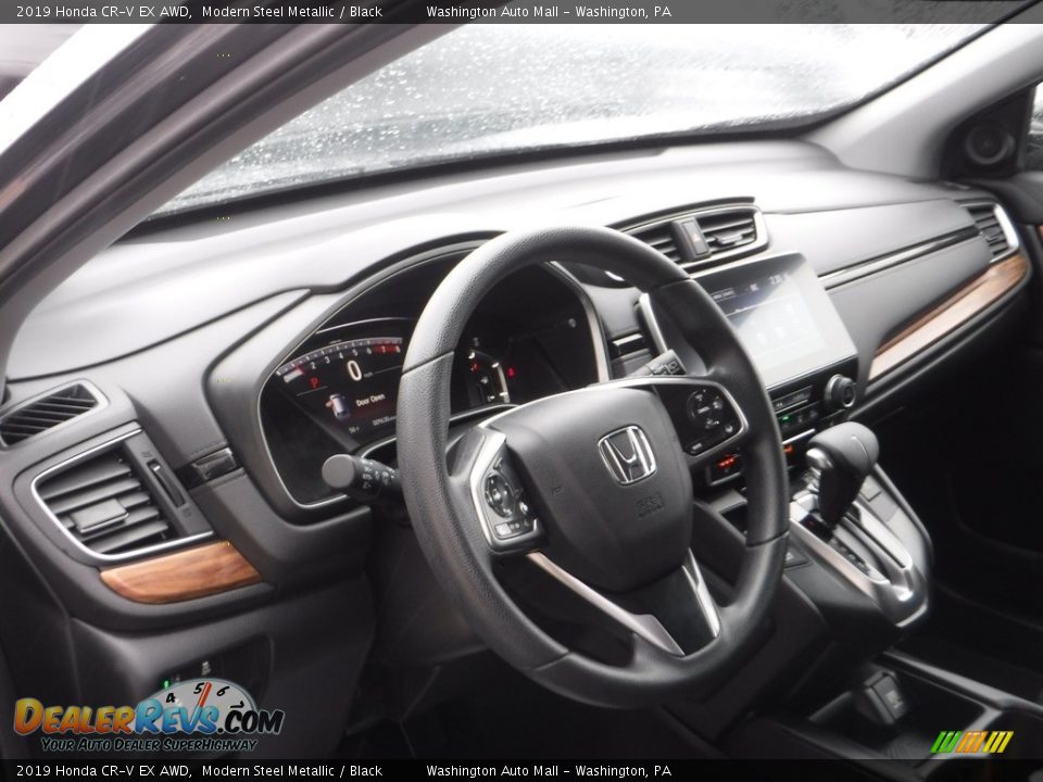 2019 Honda CR-V EX AWD Modern Steel Metallic / Black Photo #13