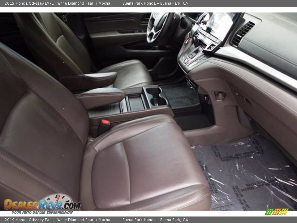 2019 Honda Odyssey EX-L White Diamond Pearl / Mocha Photo #27