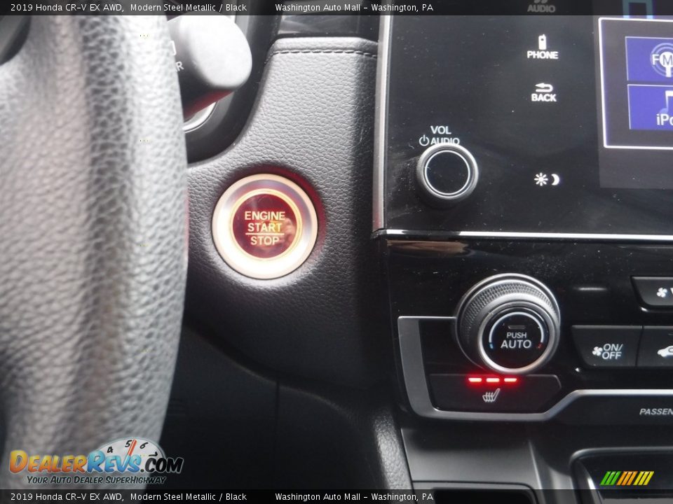 2019 Honda CR-V EX AWD Modern Steel Metallic / Black Photo #19