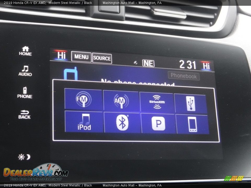 2019 Honda CR-V EX AWD Modern Steel Metallic / Black Photo #20