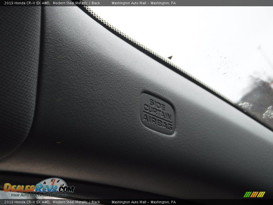 2019 Honda CR-V EX AWD Modern Steel Metallic / Black Photo #24