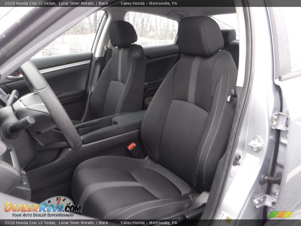2019 Honda Civic LX Sedan Lunar Silver Metallic / Black Photo #13