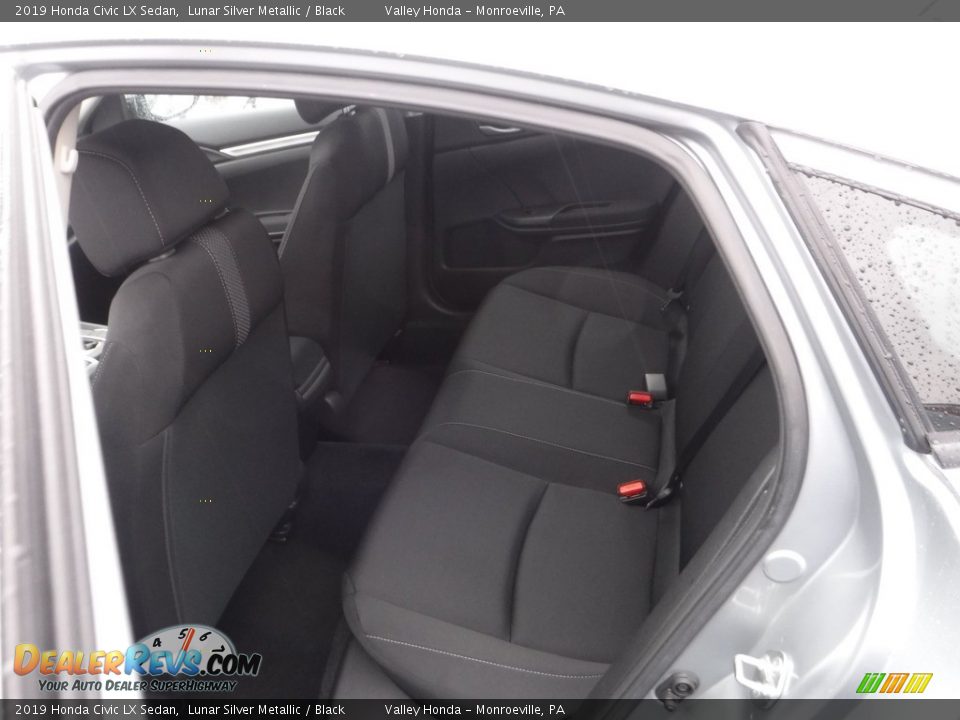 2019 Honda Civic LX Sedan Lunar Silver Metallic / Black Photo #21