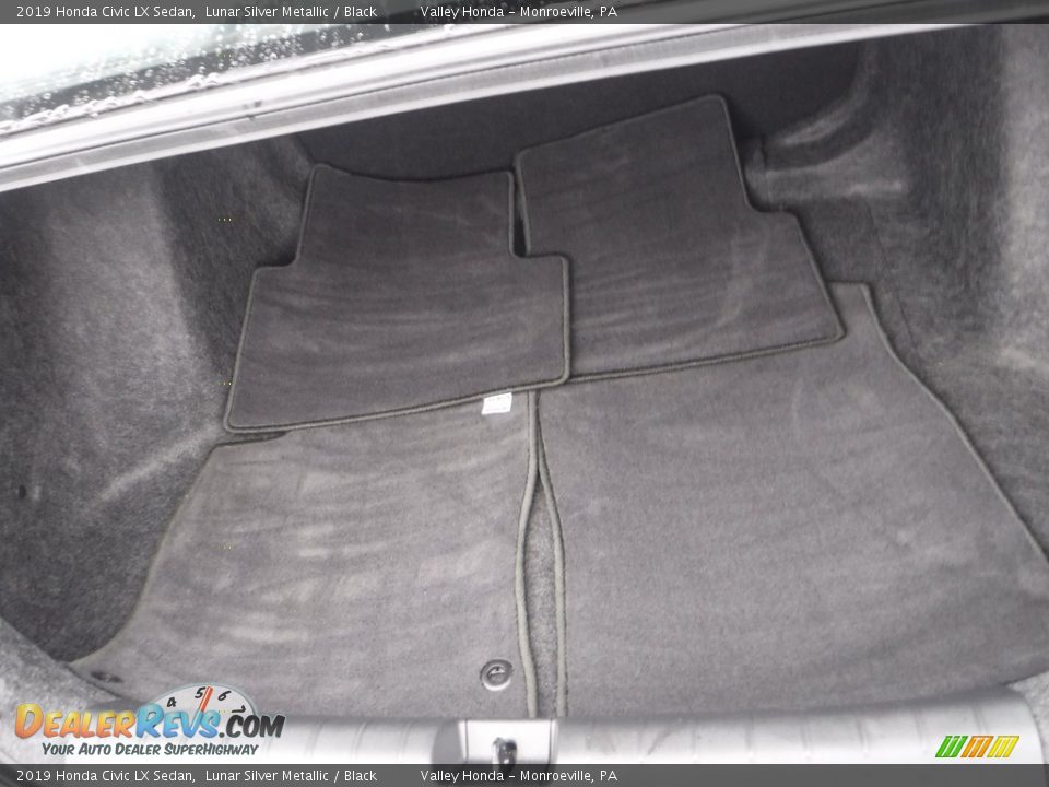 2019 Honda Civic LX Sedan Lunar Silver Metallic / Black Photo #23