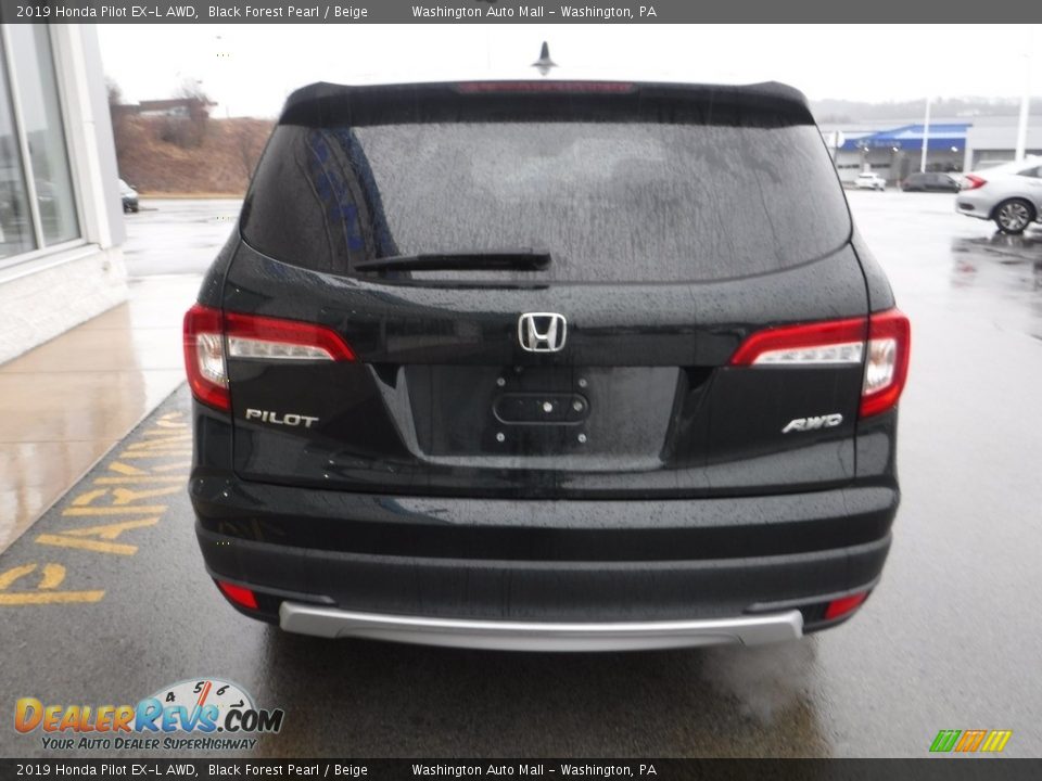 2019 Honda Pilot EX-L AWD Black Forest Pearl / Beige Photo #8