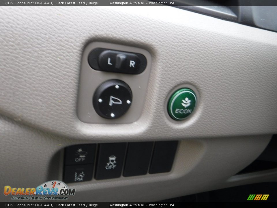 2019 Honda Pilot EX-L AWD Black Forest Pearl / Beige Photo #13