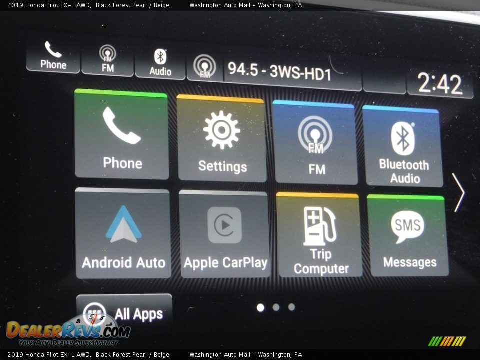 2019 Honda Pilot EX-L AWD Black Forest Pearl / Beige Photo #18