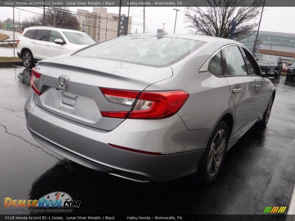 2018 Honda Accord EX-L Sedan Lunar Silver Metallic / Black Photo #7