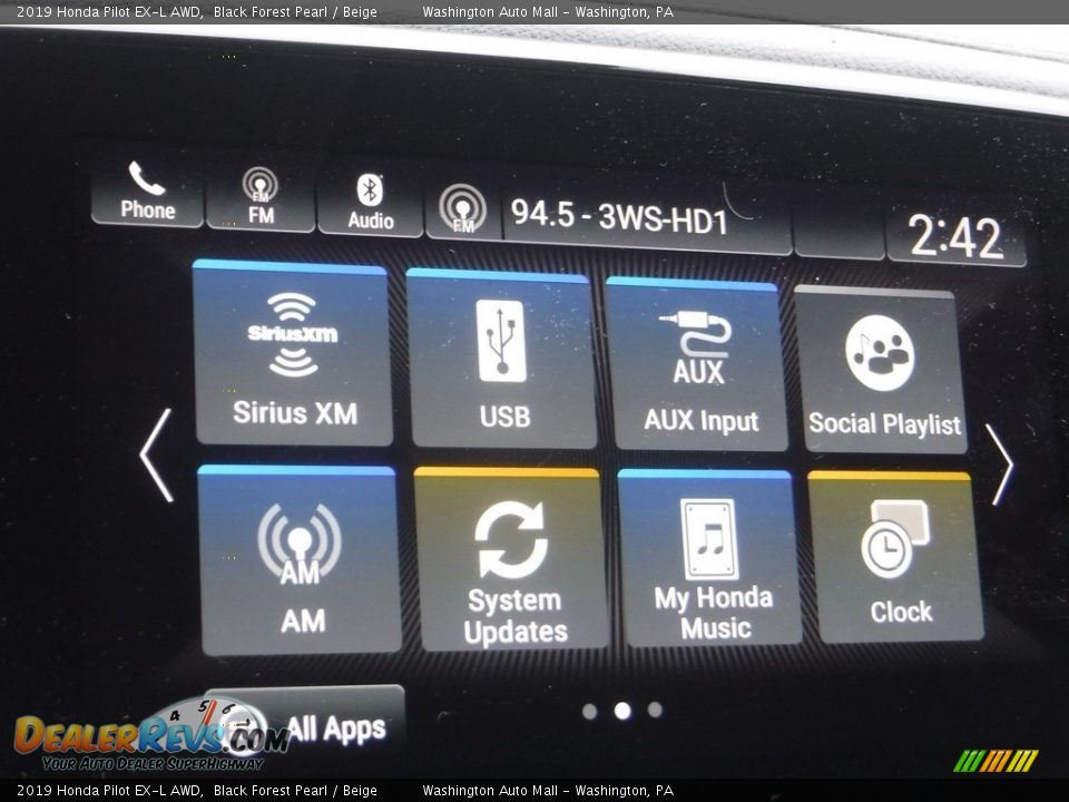 2019 Honda Pilot EX-L AWD Black Forest Pearl / Beige Photo #19