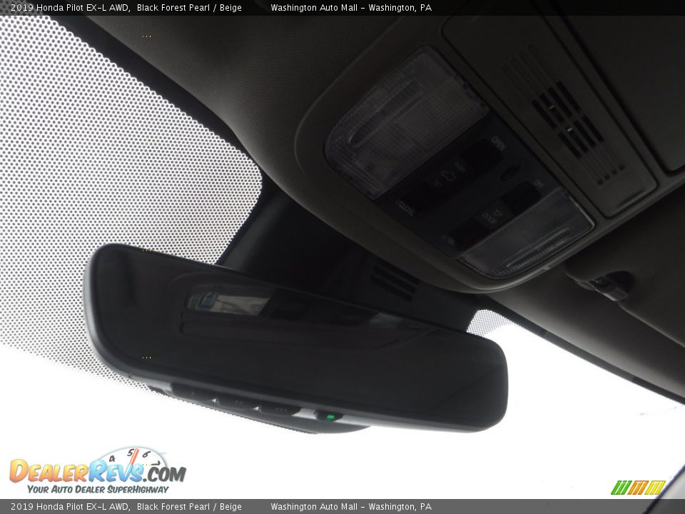 2019 Honda Pilot EX-L AWD Black Forest Pearl / Beige Photo #22