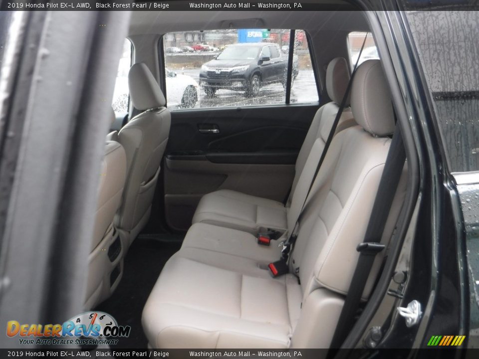 2019 Honda Pilot EX-L AWD Black Forest Pearl / Beige Photo #25
