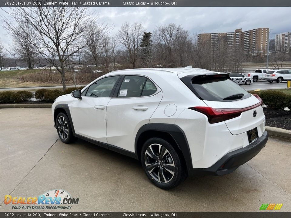 2022 Lexus UX 200 Eminent White Pearl / Glazed Caramel Photo #3