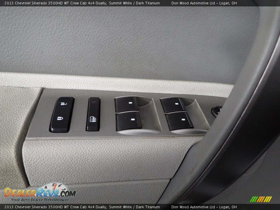 2013 Chevrolet Silverado 3500HD WT Crew Cab 4x4 Dually Summit White / Dark Titanium Photo #12