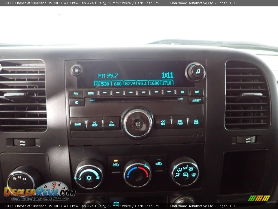 2013 Chevrolet Silverado 3500HD WT Crew Cab 4x4 Dually Summit White / Dark Titanium Photo #19