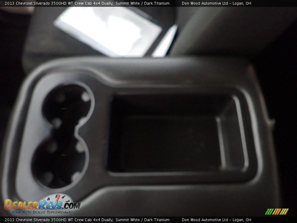 2013 Chevrolet Silverado 3500HD WT Crew Cab 4x4 Dually Summit White / Dark Titanium Photo #22