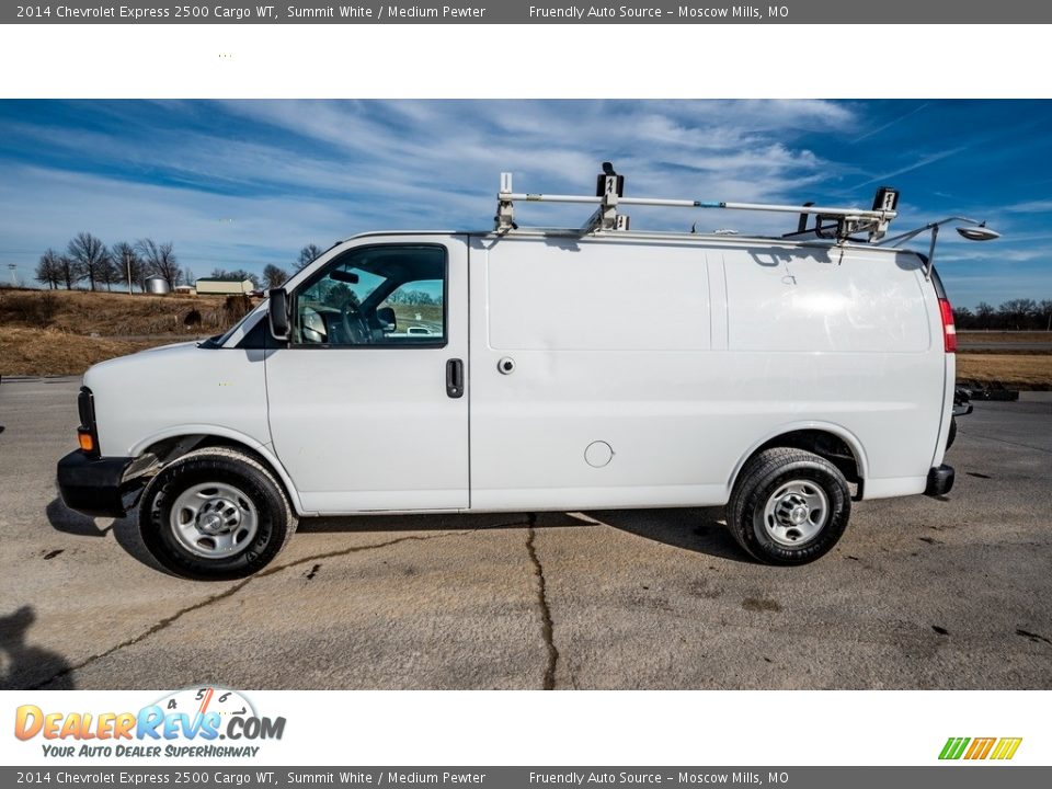 2014 Chevrolet Express 2500 Cargo WT Summit White / Medium Pewter Photo #7