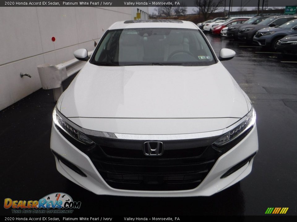 2020 Honda Accord EX Sedan Platinum White Pearl / Ivory Photo #5