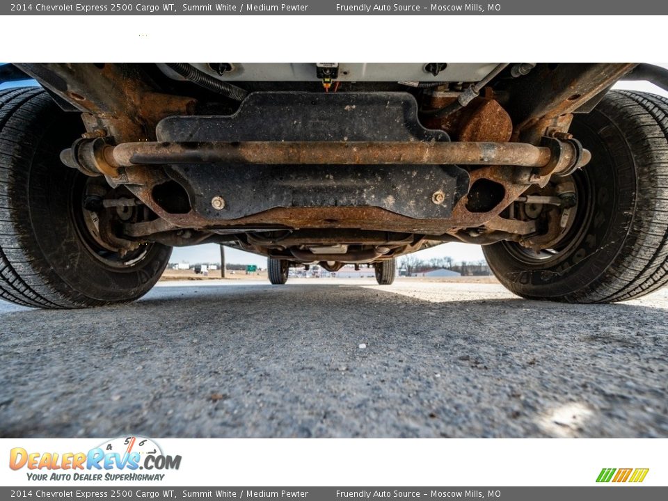 2014 Chevrolet Express 2500 Cargo WT Summit White / Medium Pewter Photo #10