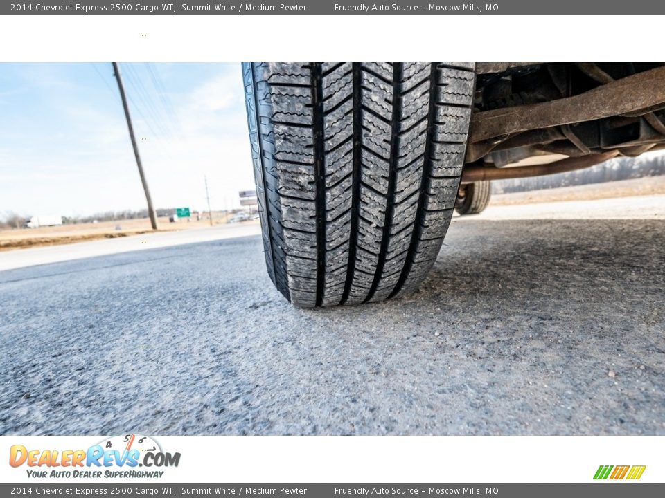 2014 Chevrolet Express 2500 Cargo WT Summit White / Medium Pewter Photo #11