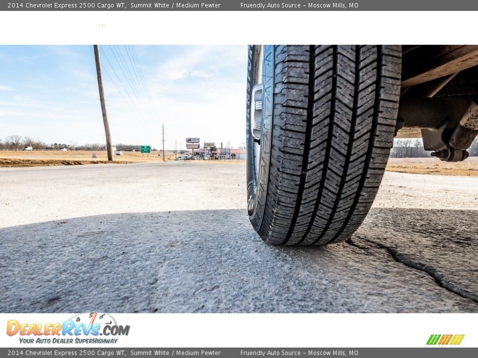 2014 Chevrolet Express 2500 Cargo WT Summit White / Medium Pewter Photo #12