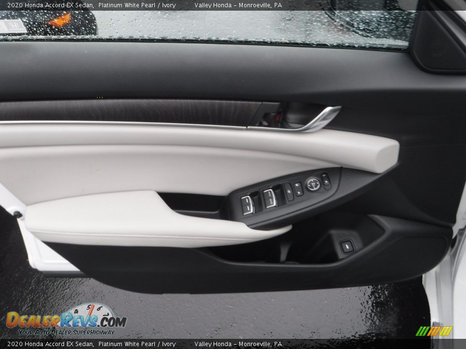2020 Honda Accord EX Sedan Platinum White Pearl / Ivory Photo #11