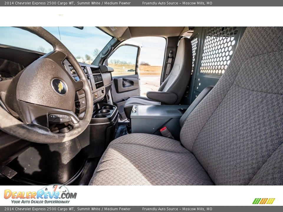 2014 Chevrolet Express 2500 Cargo WT Summit White / Medium Pewter Photo #17