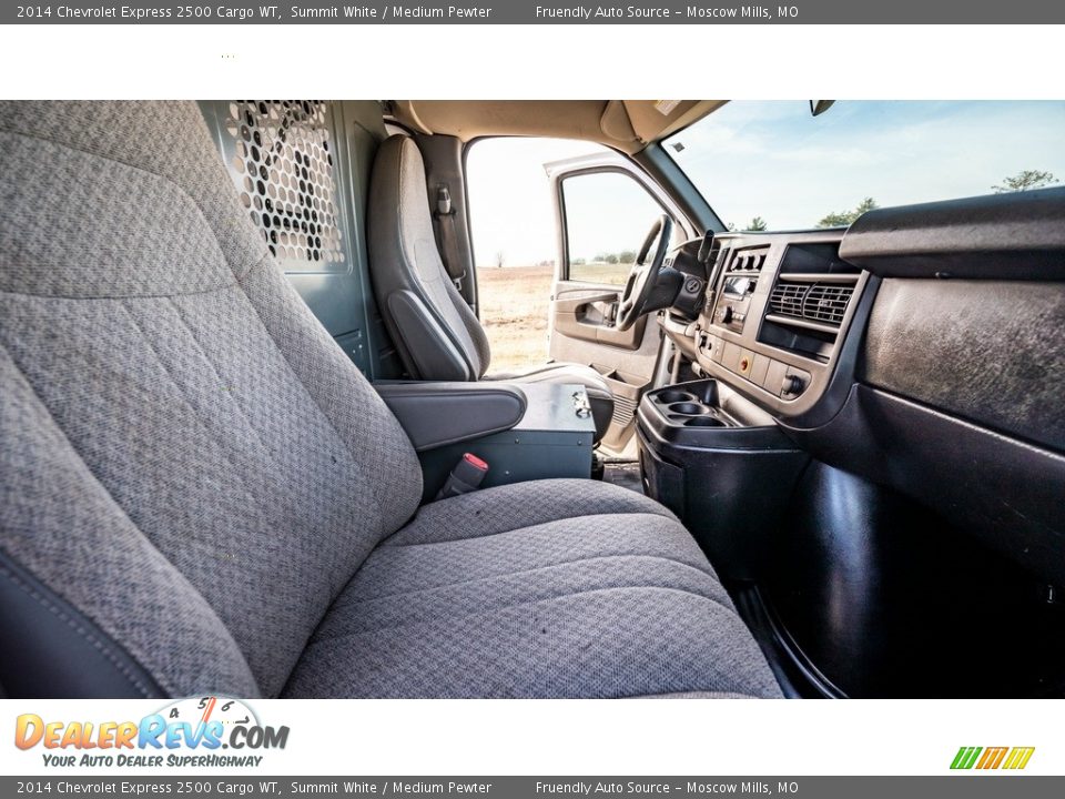 2014 Chevrolet Express 2500 Cargo WT Summit White / Medium Pewter Photo #23